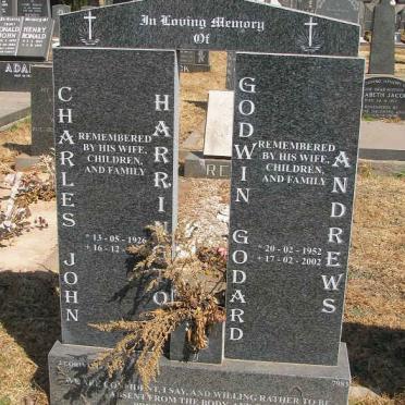 HARRINGTON Charles John 1926- :: ANDREWS Godwin Godard 1952-2002