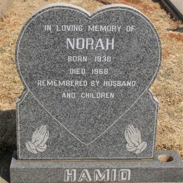 HAMID Norah 1938-1968