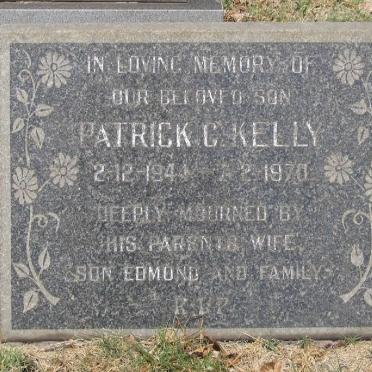 KELLY Patrick C. 1944-1970
