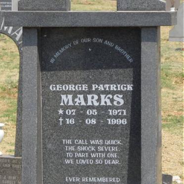 MARKS George Patrick 1971-1996