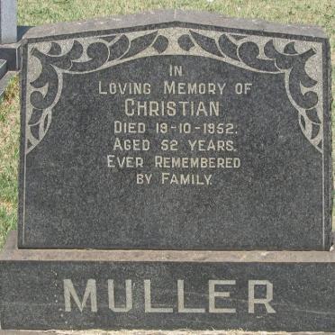 MULLER Christian -1952