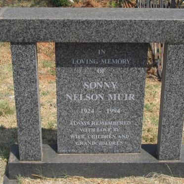 MUIR Sonny Nelson 1924-1994