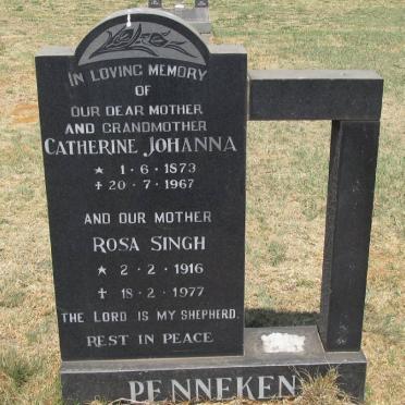 PENNEKEN Catherine Johanna 1873-1967 :: SINGH Rosa 1916-1977