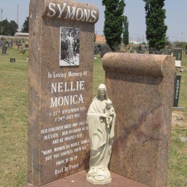 SYMONS Nellie Monica 1925-1951