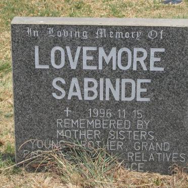 SABINDE Lovemore -1996