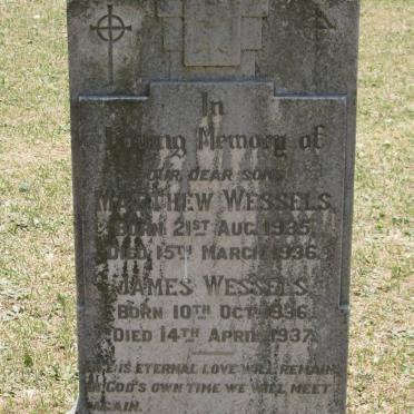 WESSELS Matthew 1935-1936 :: WESSELS James 1936-1937