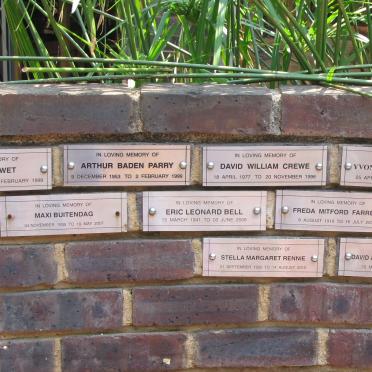 5. Northcliff Union Church Memorial Wall