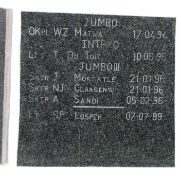 07. 61 Mechanised Battalion Group Memorial