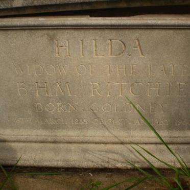 RITCHIE Hilda nee GOLDNEY 1885-1960
