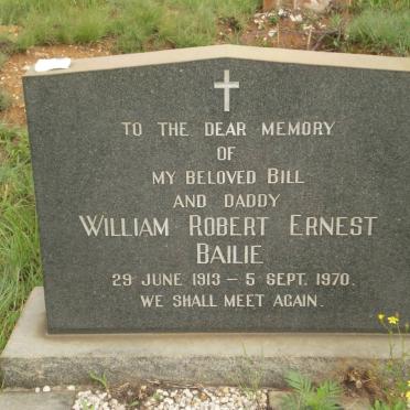 BAILIE William Robert Ernest 1913-1970