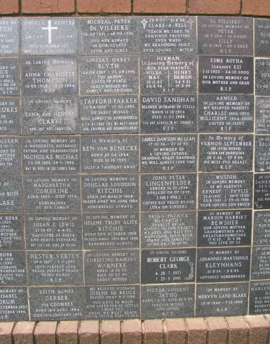 6. Memorial wall 