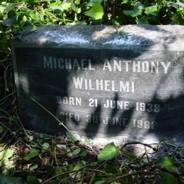 WILHELMI Michael Anthony 1938-1962
