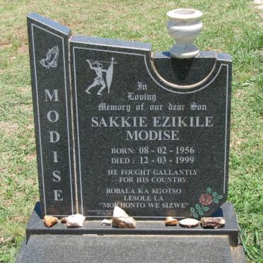 MODISE Sakkie Ezikile 1956-1999