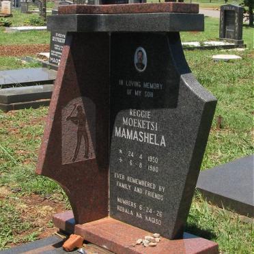 MAMASHELA Reggie Moeketsi 1950-1980