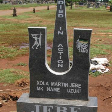 JEBE Xola Martin 1957-1983