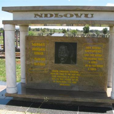 NDLOVU Lesley Jabulani 1951-2004