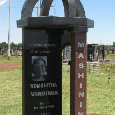 MASHININI Nomkhitha Virginia 1935-2008