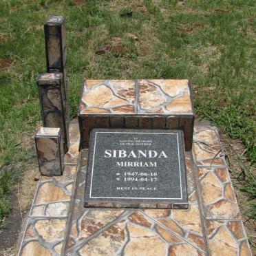 SIBANDA Mirriam 1947-1994