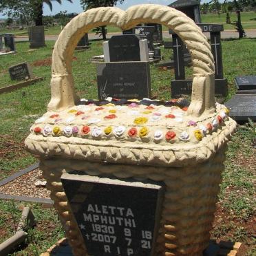 MPHUTHI Aletta 1930-2007