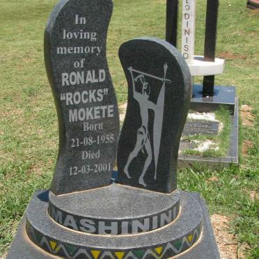 MASHININI Ronald Mokete 1955-2001