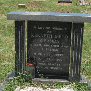 SIBANDA Kenneth Mpho 1953-1997