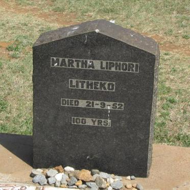 LITHEKO Martha Liphori -1952