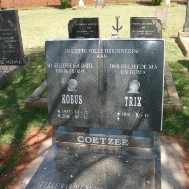 COETZEE Kobus 1937-2010 &amp; Trix 1941-