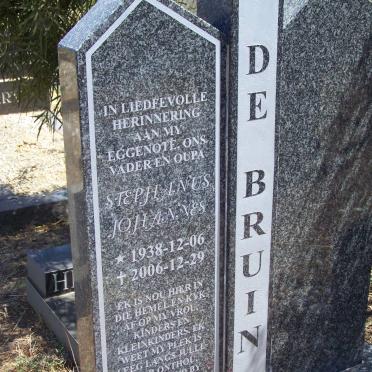 BRUIN Stephanus Johannes, de 1938-2006