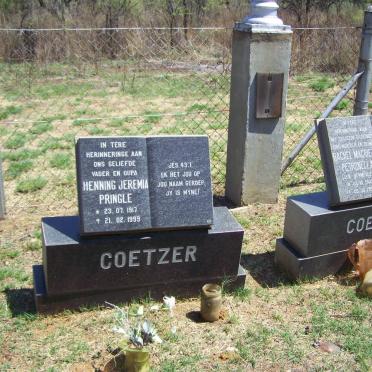 COETZER Henning Jeremia Pringle 1917-1999 &amp; Rachel Magrieta Petronella VERMEULEN 1909-1990