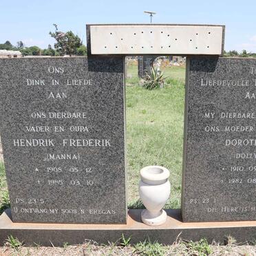 ? Hendrik Frederik 1908-1985 & Dorothea 1910-1982