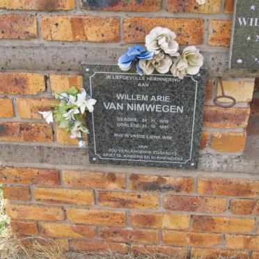 NIMWEGEN Willem Arie, van 1918-1997