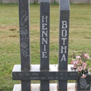 BOTHA Hennie 1930-1994