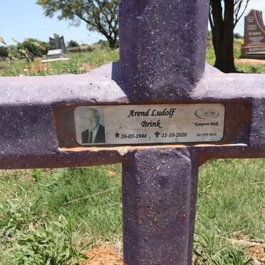 BRINK Arend Ludolf 1944-2020