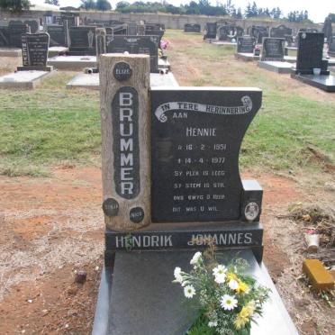 BRUMMER Hendrik Johannes 1951-1977