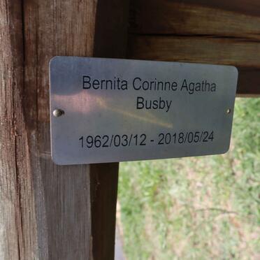 BUSBY Bernita Corinne Agatha 1962-2018