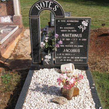 BOTES Marthinus 1921-2001 &amp; Jacobus 1923-