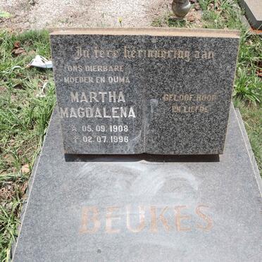 BEUKES Martha Magdalena 1908-1996