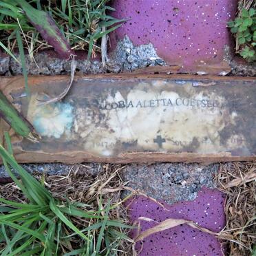 COETZER Jacoba Aletta 1947-2017