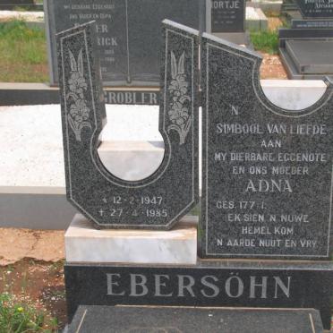 EBERSOHN Adna 1947-1985