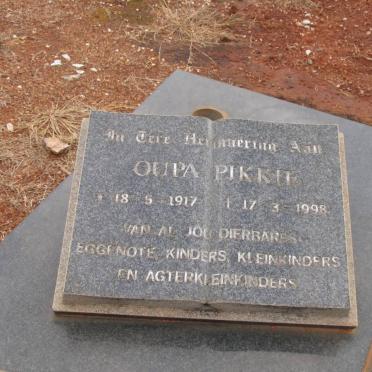 GRAAFF Pikkie 1917-1998