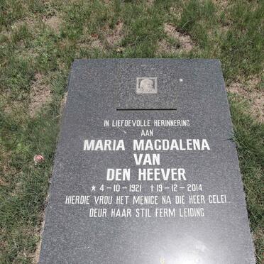 HEEVER Maria Magdalena, van den 1921-2014