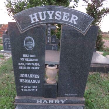 HUYSER Johannes Hermanus 1967-2012