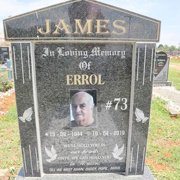 JAMES Errol 1944-2019