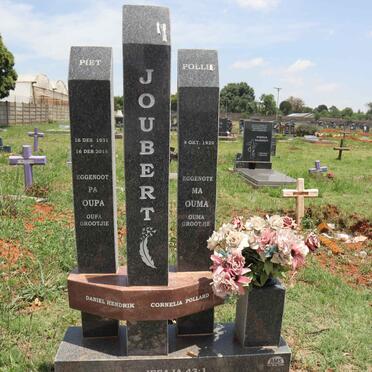 JOUBERT Daniel Hendrik 1931-2018 & Cornelia Pollard 1929- 