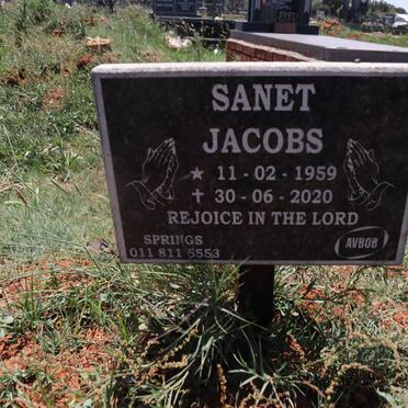 JACOBS Sanet 1959-2020