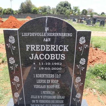 KRUGER Frederick Jacobus 1952-2020