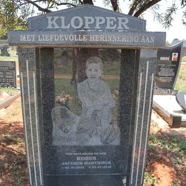 KLOPPER Jacobus Marthinus 2002-2016