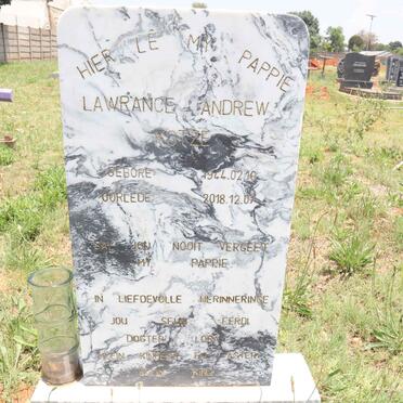 KOTZE Lawrance Andrew 1944-2018