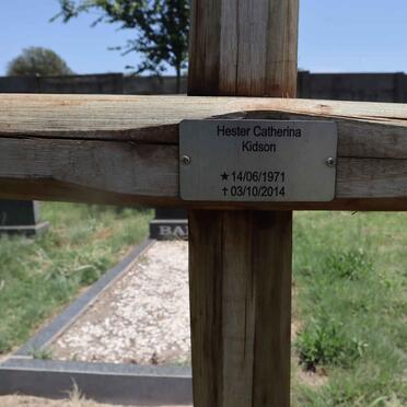 KIDSON Hester Catherina 1971-2014