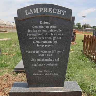 LAMPRECHT Andreas Johannes 1954-2018